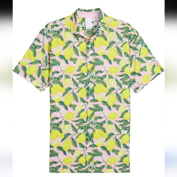 Puma Men's Lemon Performance Polo, NWT - Picture 7 of 8